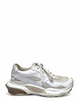 Valentino Garavani White Bounce Leather Trainers Size 6