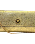 Versace Metallic Gold Clutch