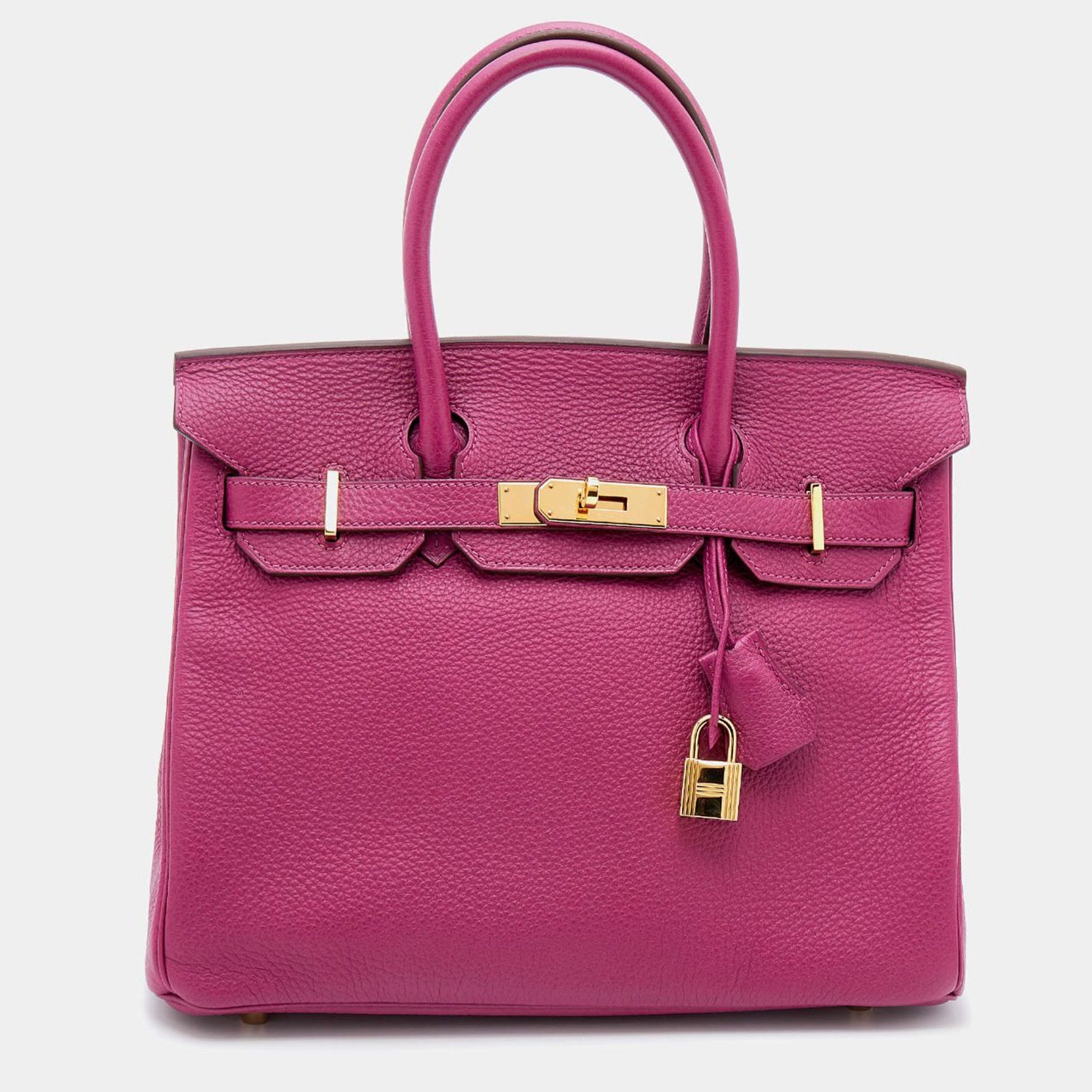 Hermes Birkin 30 Tosca Togo Leather Gold Hardware