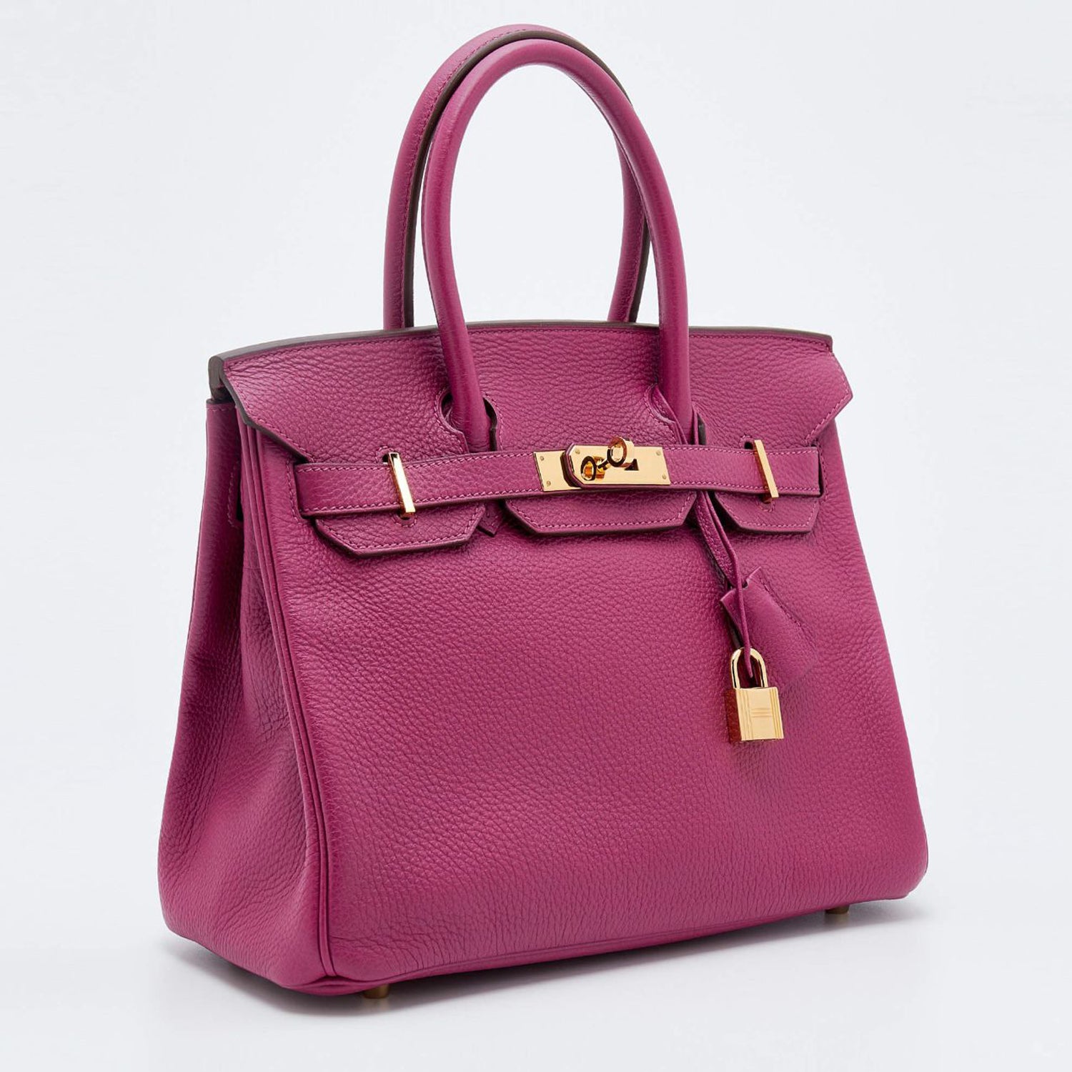 Hermes Birkin 30 Tosca Togo Leather Gold Hardware
