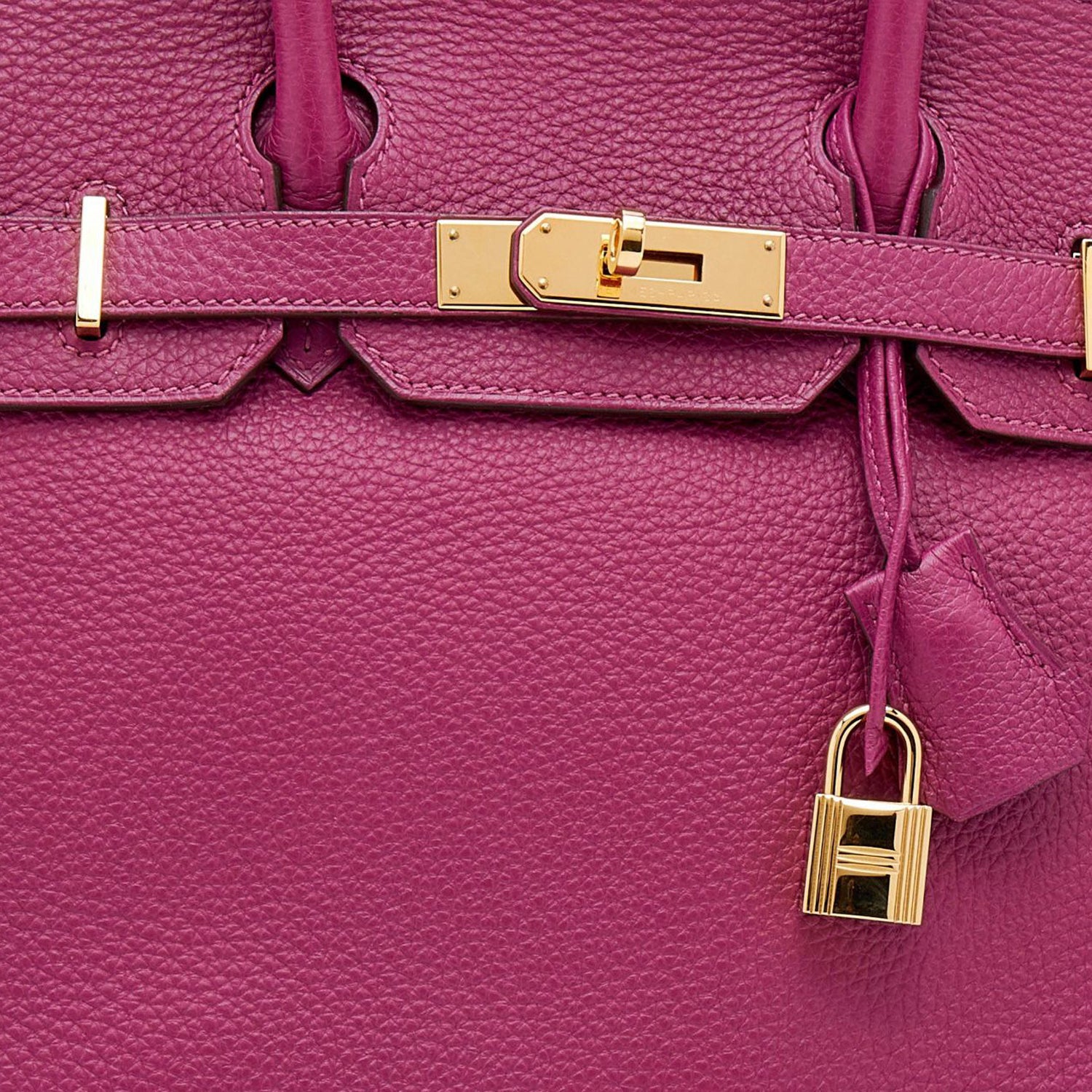 Hermes Birkin 30 Tosca Togo Leather Gold Hardware