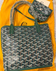 Goyard Mini Anjou Green Reversible Bag