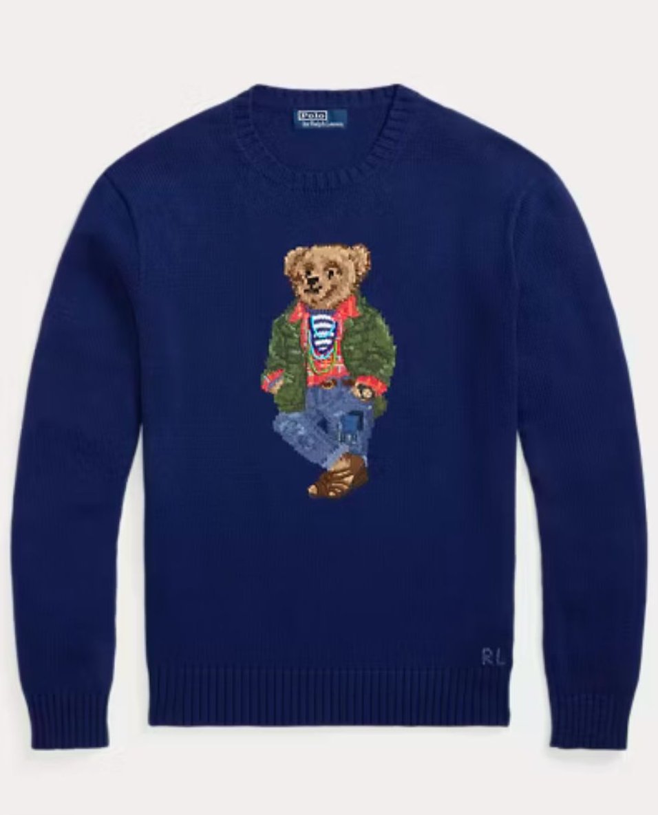 Buy Ralph Lauren Polo Bear Cotton Jumper Size L Online