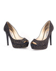 Suede Peep-Toe -37