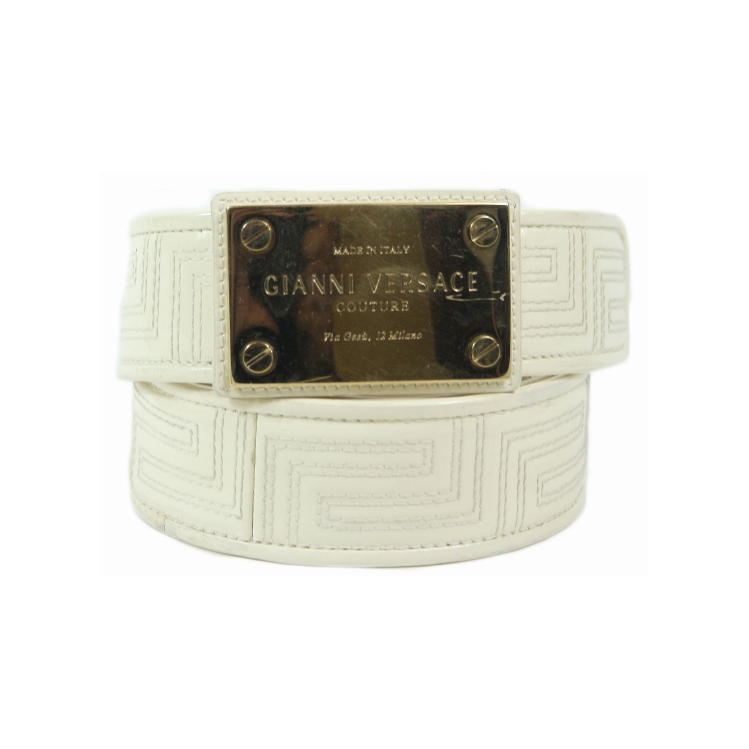 Versace Patent-leather Belt Women-32