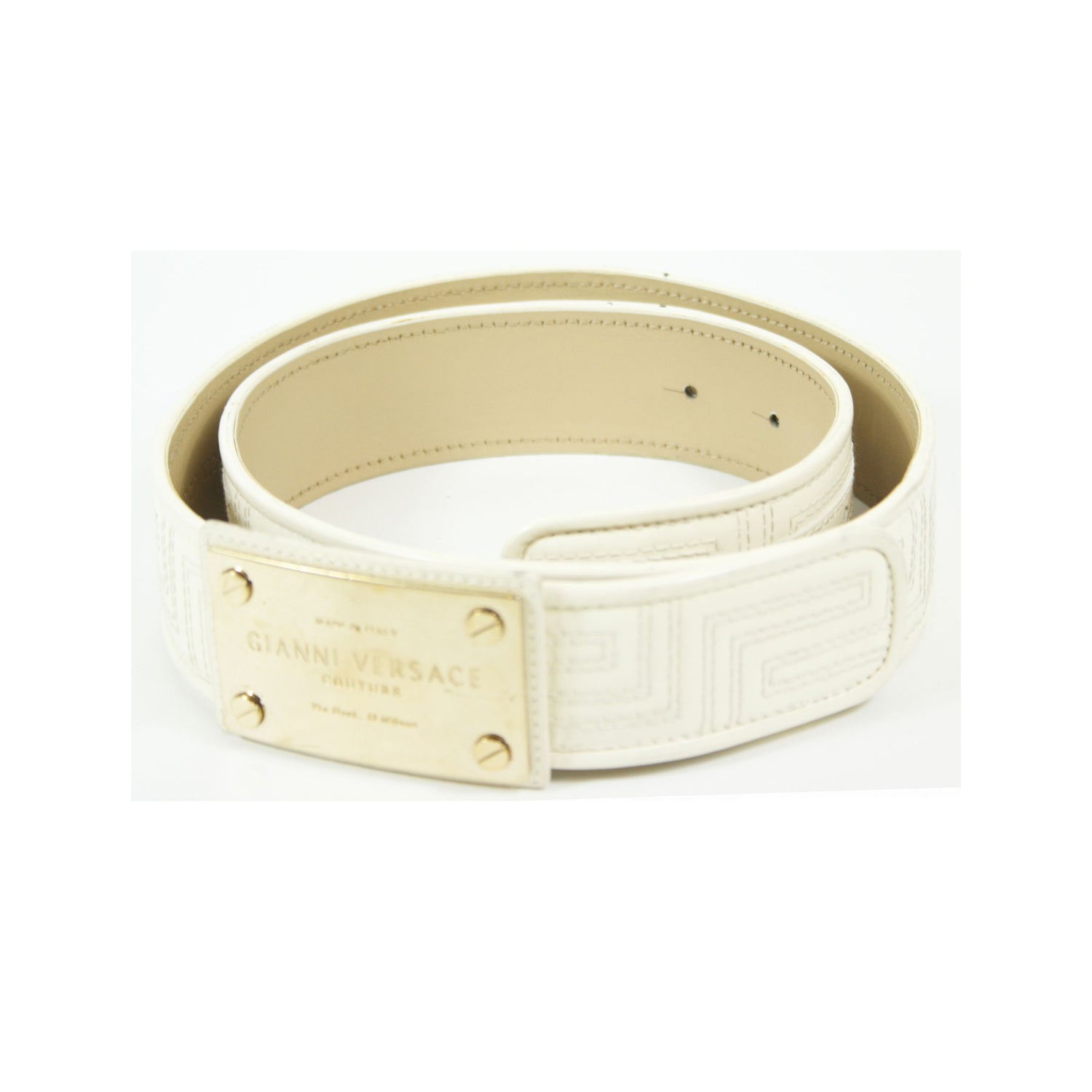 Versace Patent-leather Belt Women-32