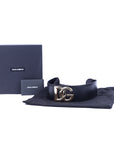 Leather and Elastic DG Logo Belt