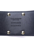 Leather and Elastic DG Logo Belt