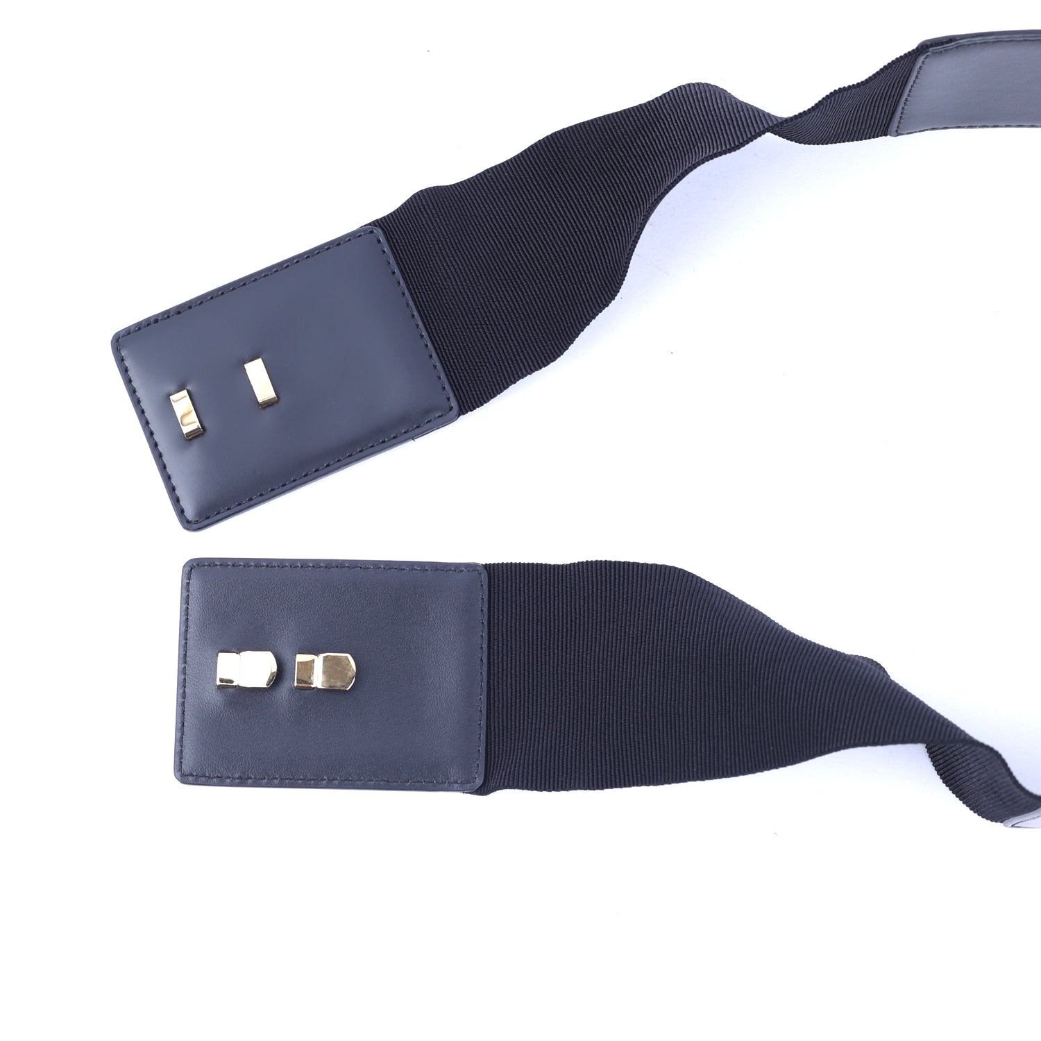 Leather and Elastic DG Logo Belt