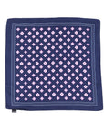 Hugo Boss Silk Pocket Square With Digital Print