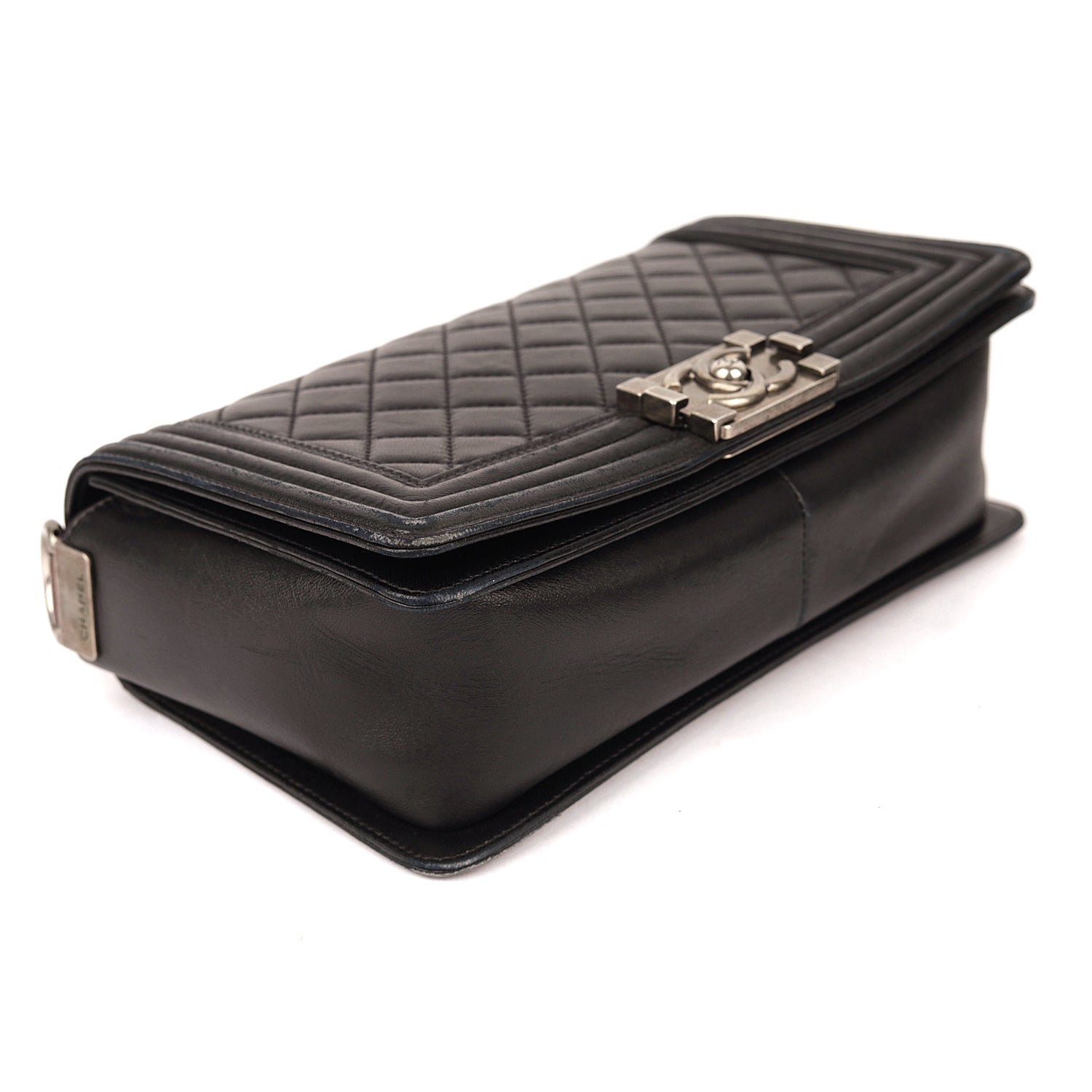 Chanel Quilted Wild Stitched Leather Medium Boy Bag