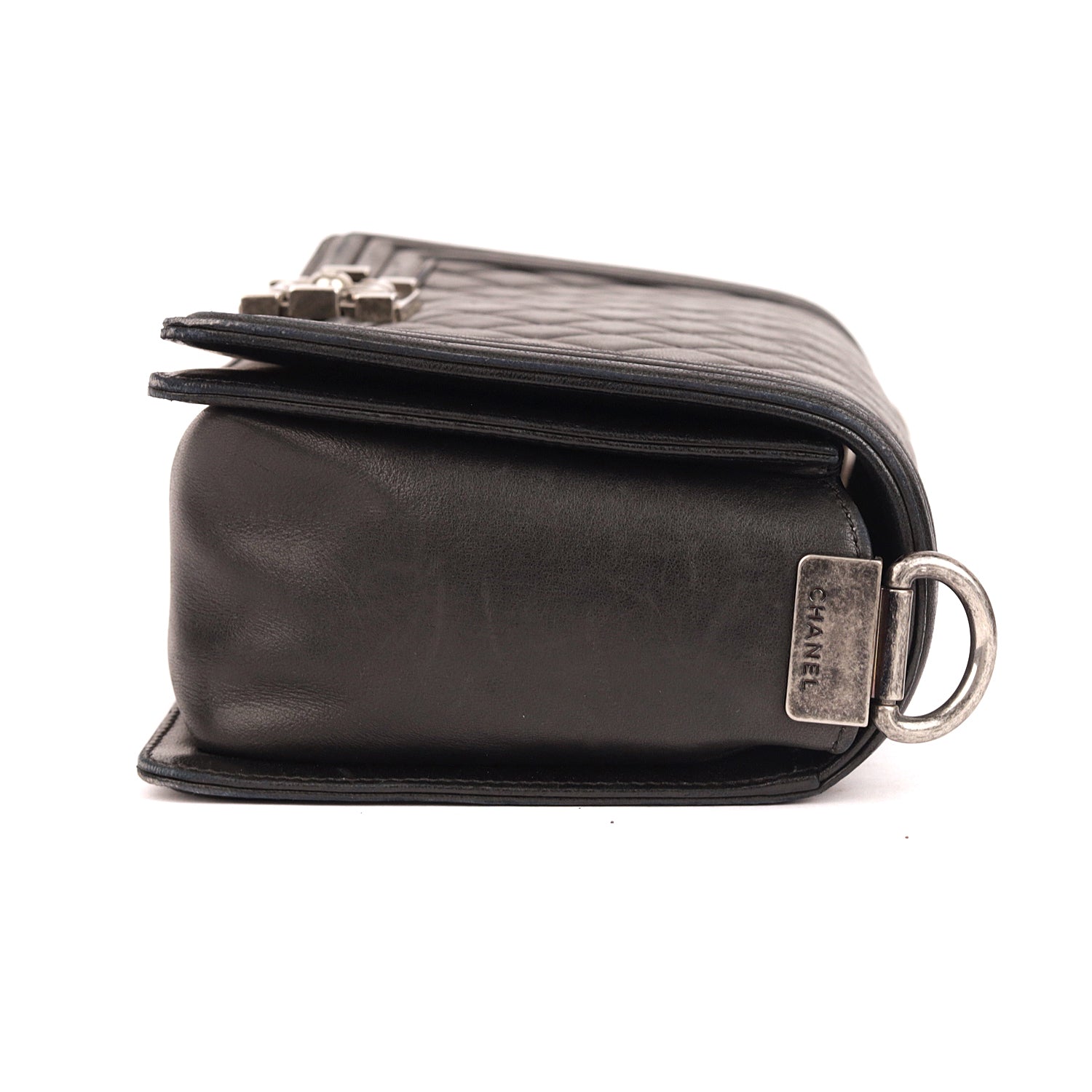 Chanel Quilted Wild Stitched Leather Medium Boy Bag