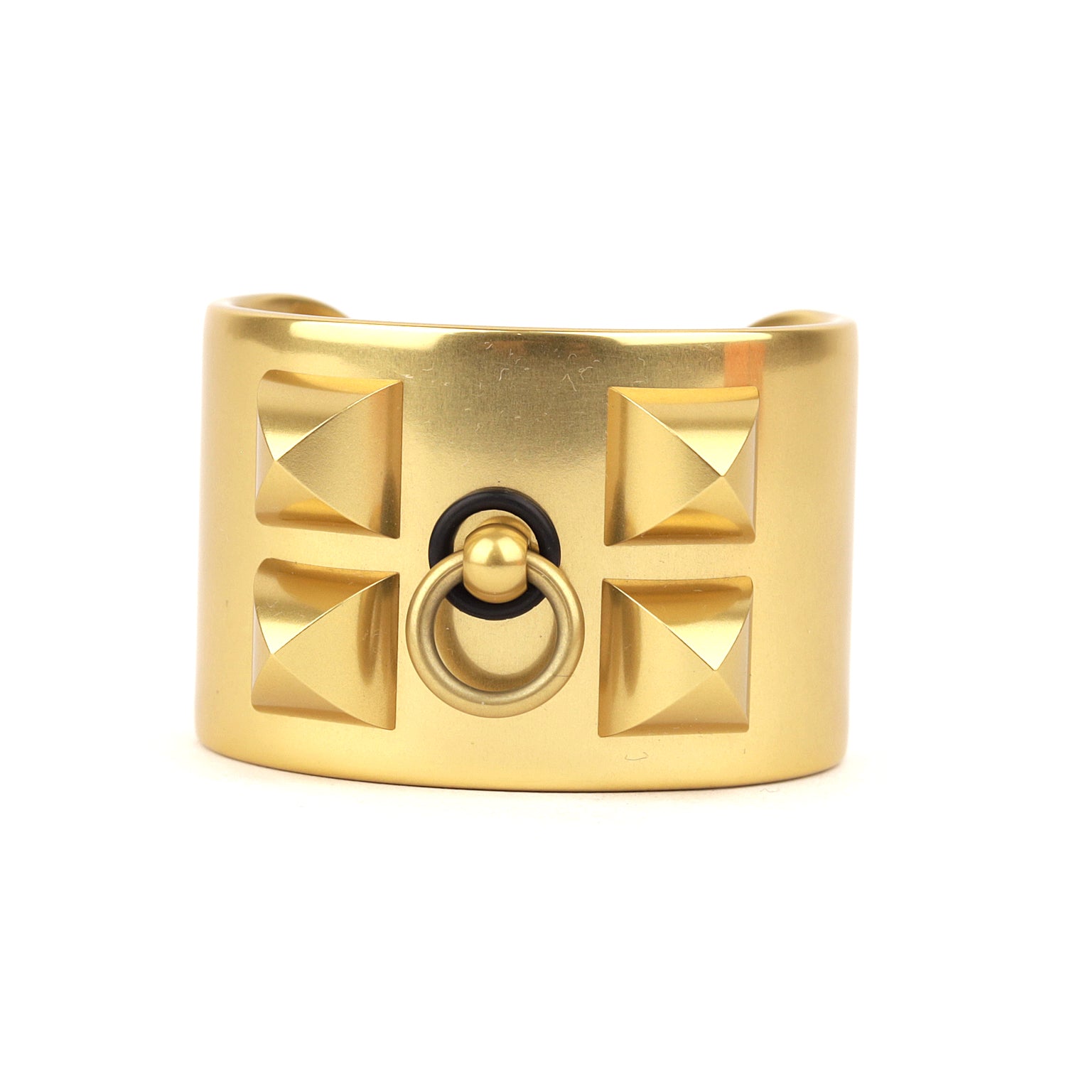 Hermes Collier de Chien Aluminium Sunset Cuff Bracelet