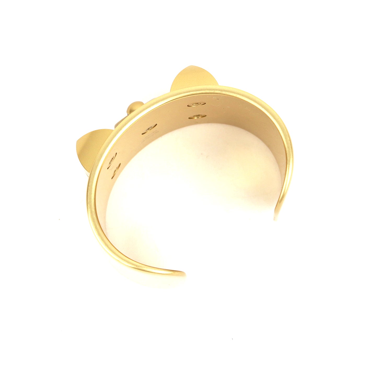 Hermes Collier de Chien Aluminium Sunset Cuff Bracelet