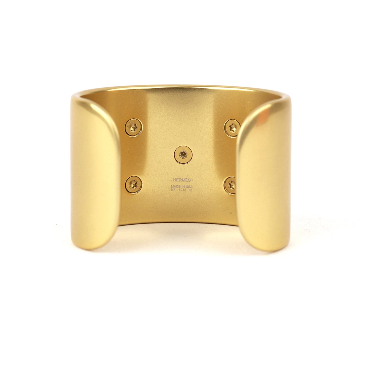 Hermes Collier de Chien Aluminium Sunset Cuff Bracelet