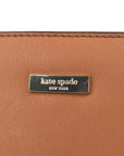 Kate Spade Brown Textured Leather Miles Carryall Satchel