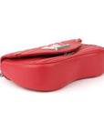 Louis Vuitton New Wave MM Red Leather Chain Bag
