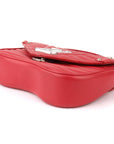 Louis Vuitton New Wave MM Red Leather Chain Bag