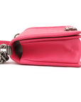 Chanel Boy Flap Bag Quilted Lambskin Medium Pink