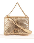 Michael Kors Python Skin Flap Crossbody Bag