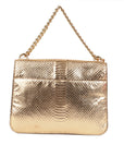 Michael Kors Python Skin Flap Crossbody Bag
