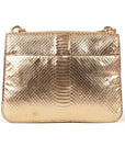 Michael Kors Python Skin Flap Crossbody Bag