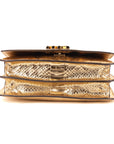 Michael Kors Python Skin Flap Crossbody Bag