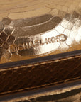 Michael Kors Python Skin Flap Crossbody Bag