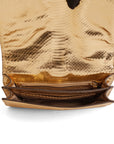 Michael Kors Python Skin Flap Crossbody Bag