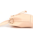 Furla Beige Leather Stacy Medium Bucket Bag
