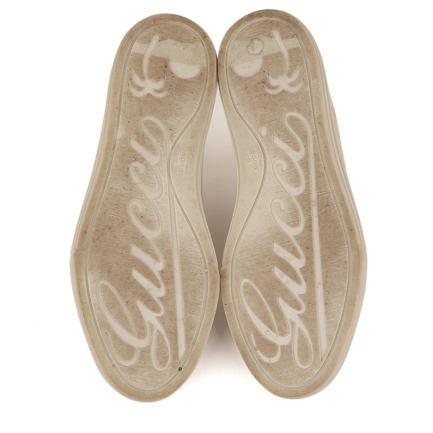 Gucci Canvas GG Monogram High Cut Sneakers - Size EU 37