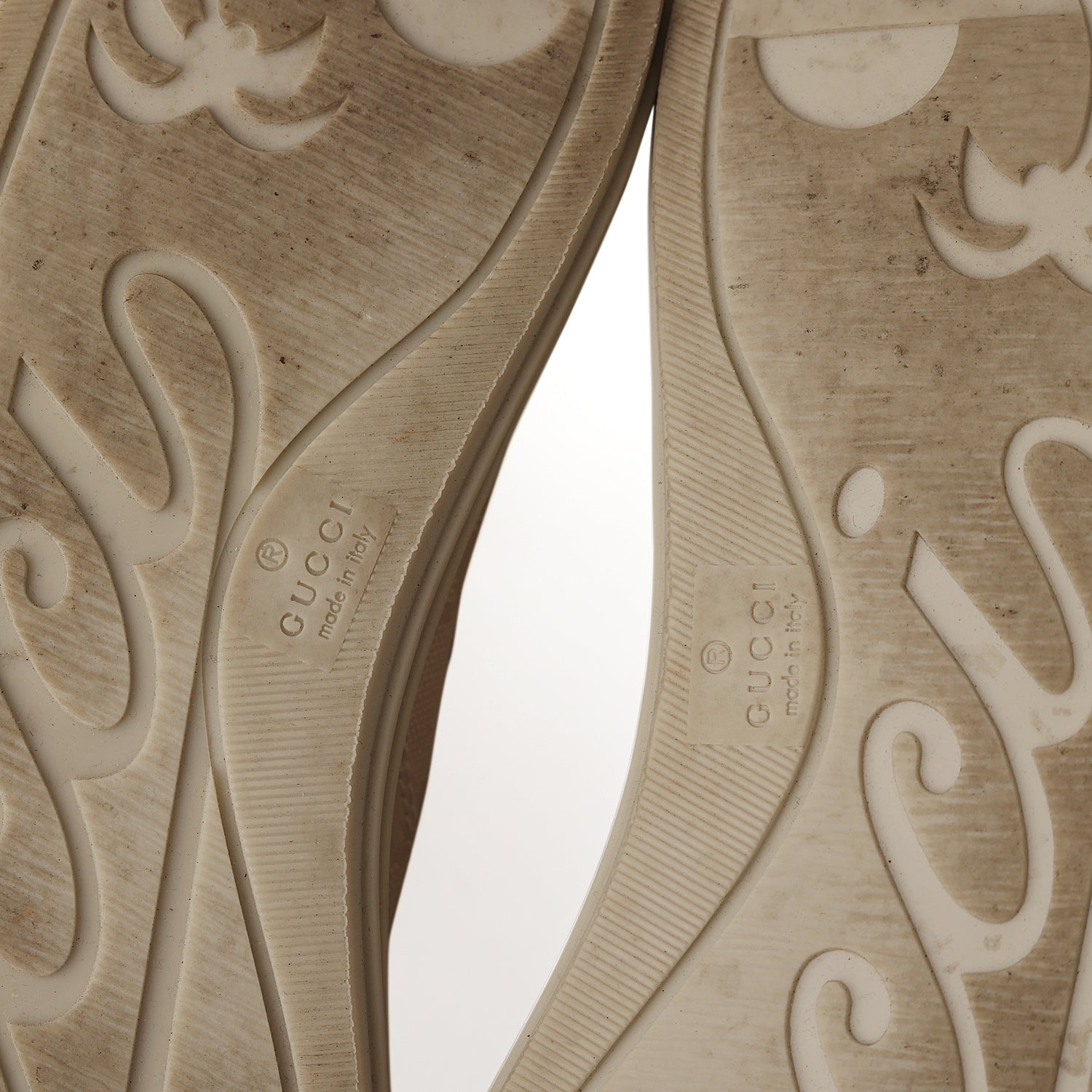 Gucci Canvas GG Monogram High Cut Sneakers - Size EU 37