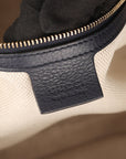Gucci Soho Chain Navy Blue Leather Large Shoulder Bag