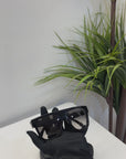 Alexander McQueen Rectangular Sunglasses in Black/Smoke