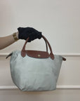 Longchamp Le Pliage Nylon White Small Tote Bag