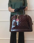 Louis Vuitton Amarante Monogram Vernis Alma PM Bag