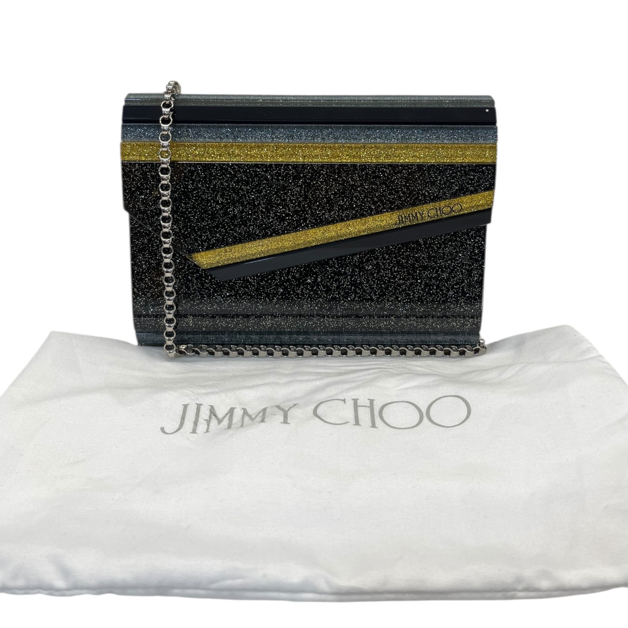 Jimmy Choo Candy Acrylic Chain Clutch