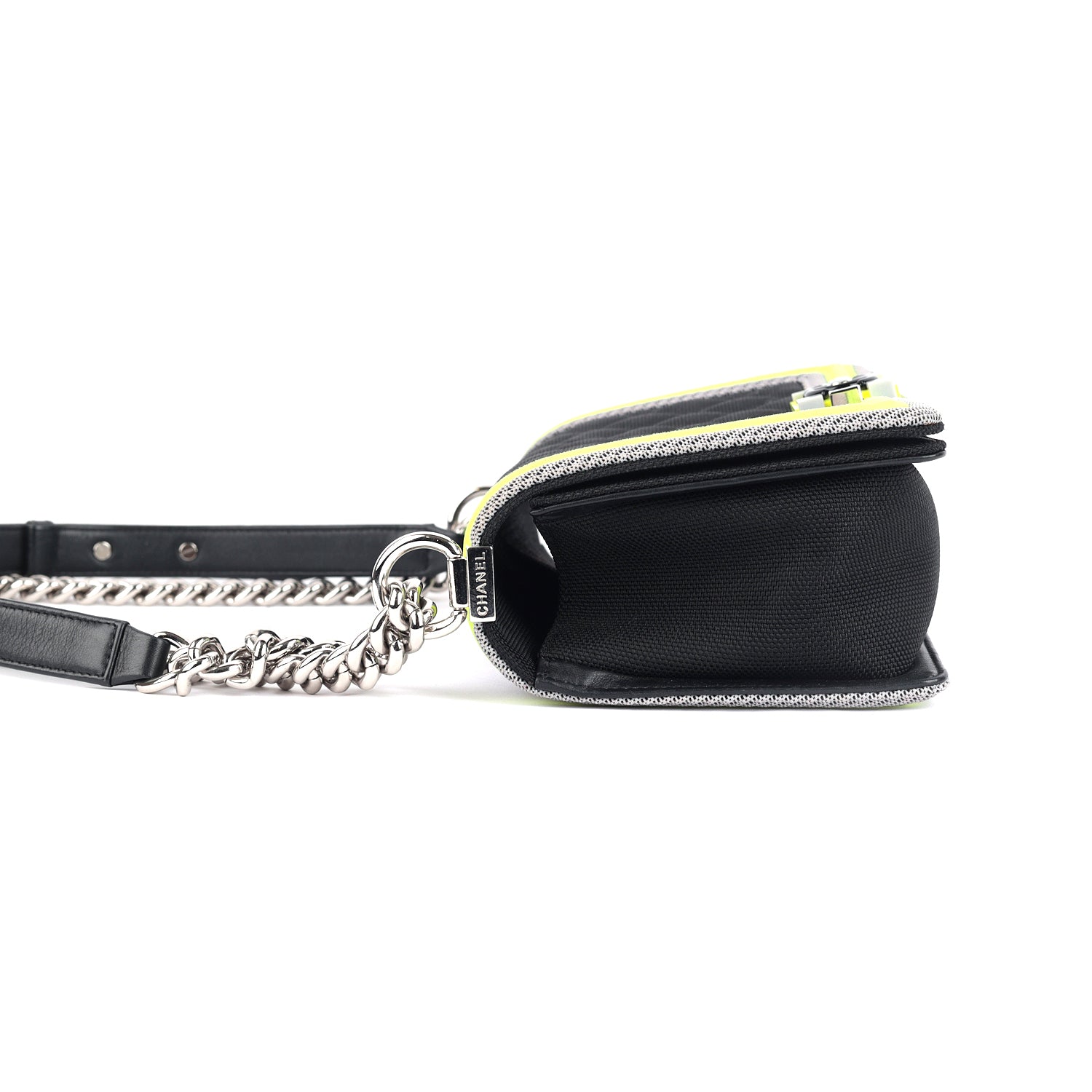 Chanel Boy Bag Multicolor in Nylon And Leather