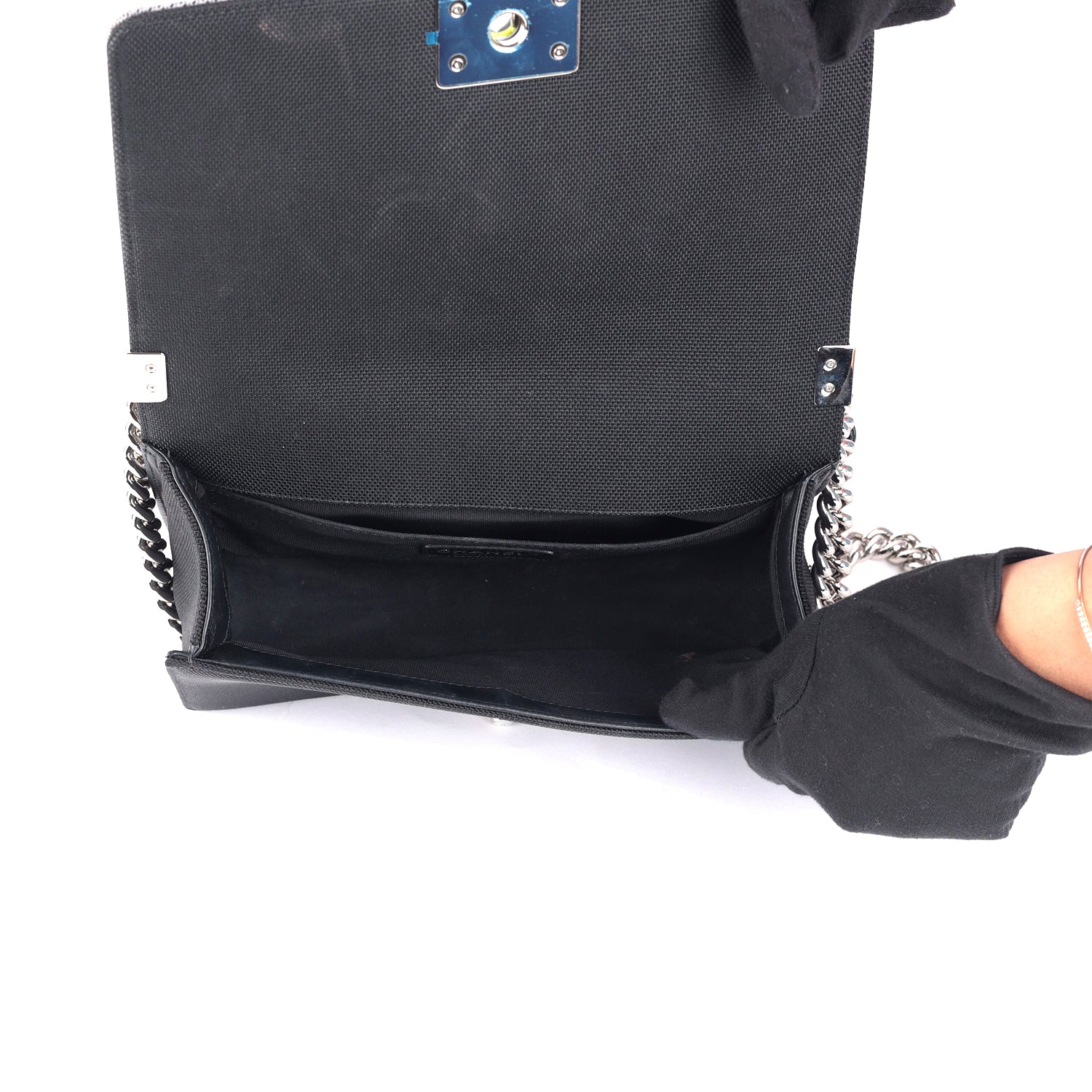 Chanel Boy Bag Multicolor in Nylon And Leather