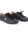 Gucci Leather Ace Bee Embroidered Sneakers EU 36
