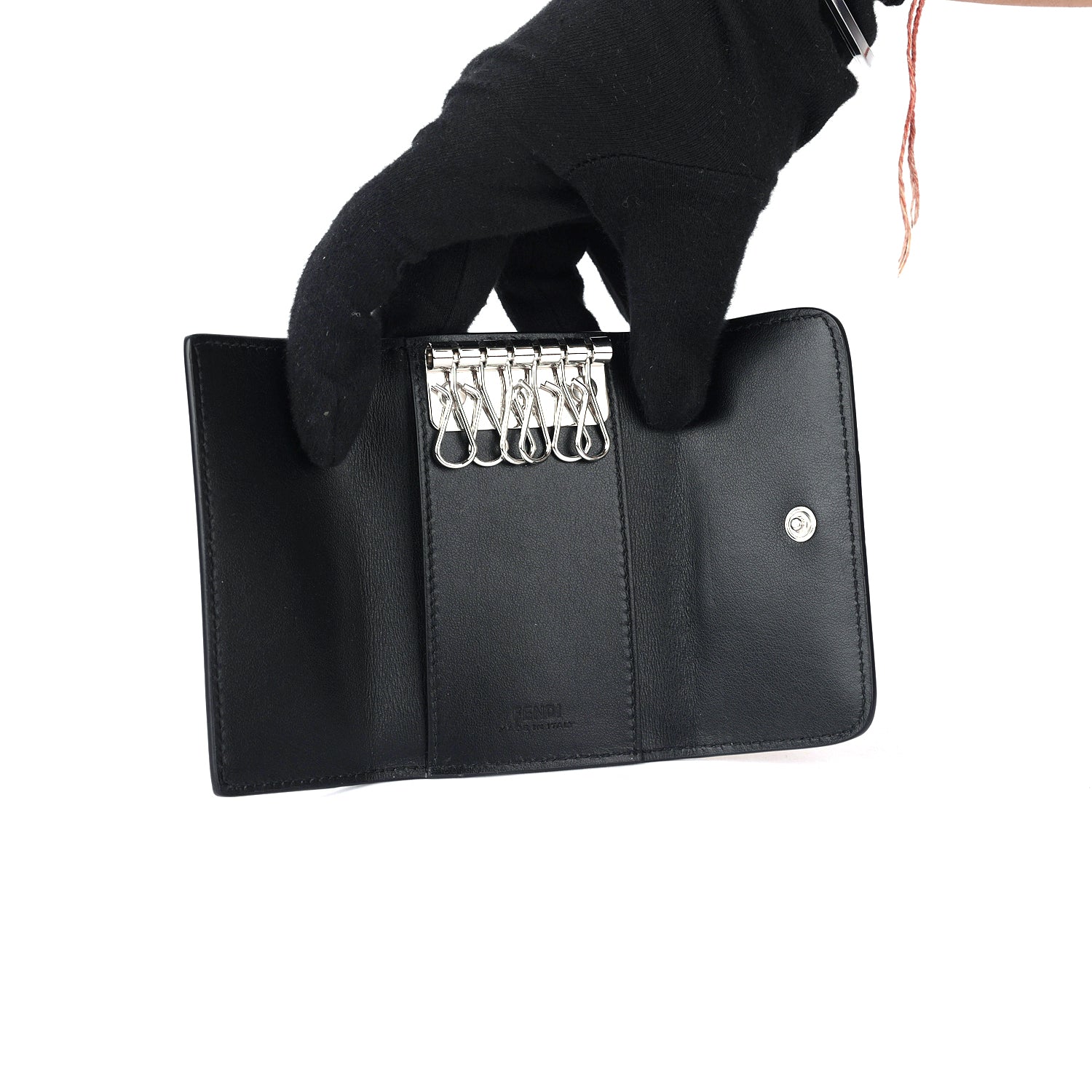 Fendi Monogram Canvas Leather Keychains & Holders