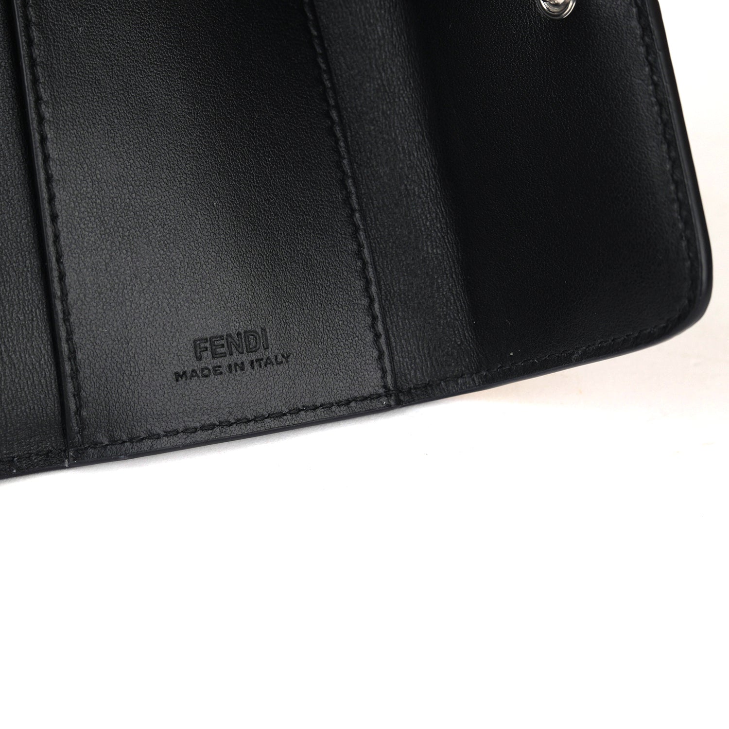 Fendi Monogram Canvas Leather Keychains & Holders
