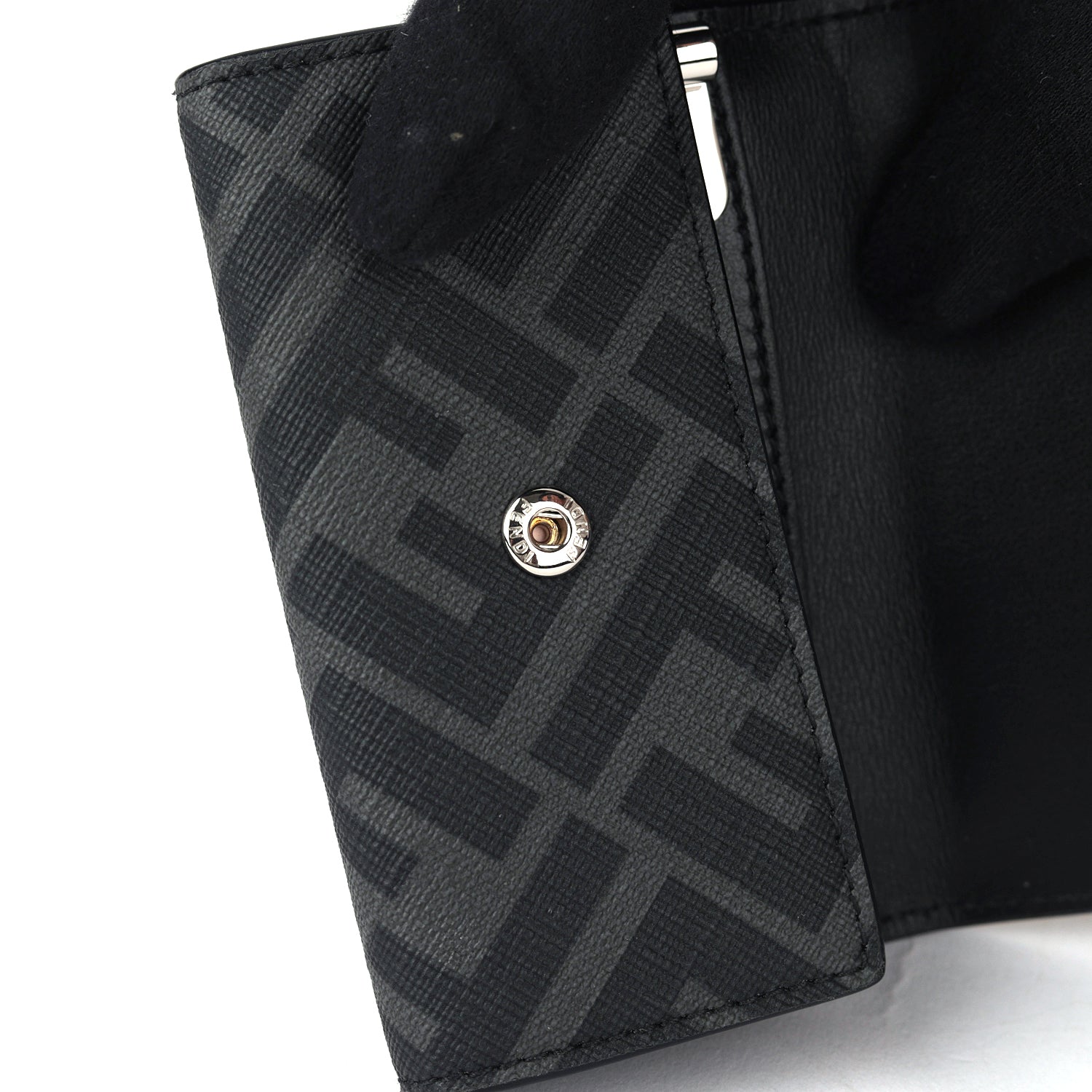 Fendi Monogram Canvas Leather Keychains & Holders