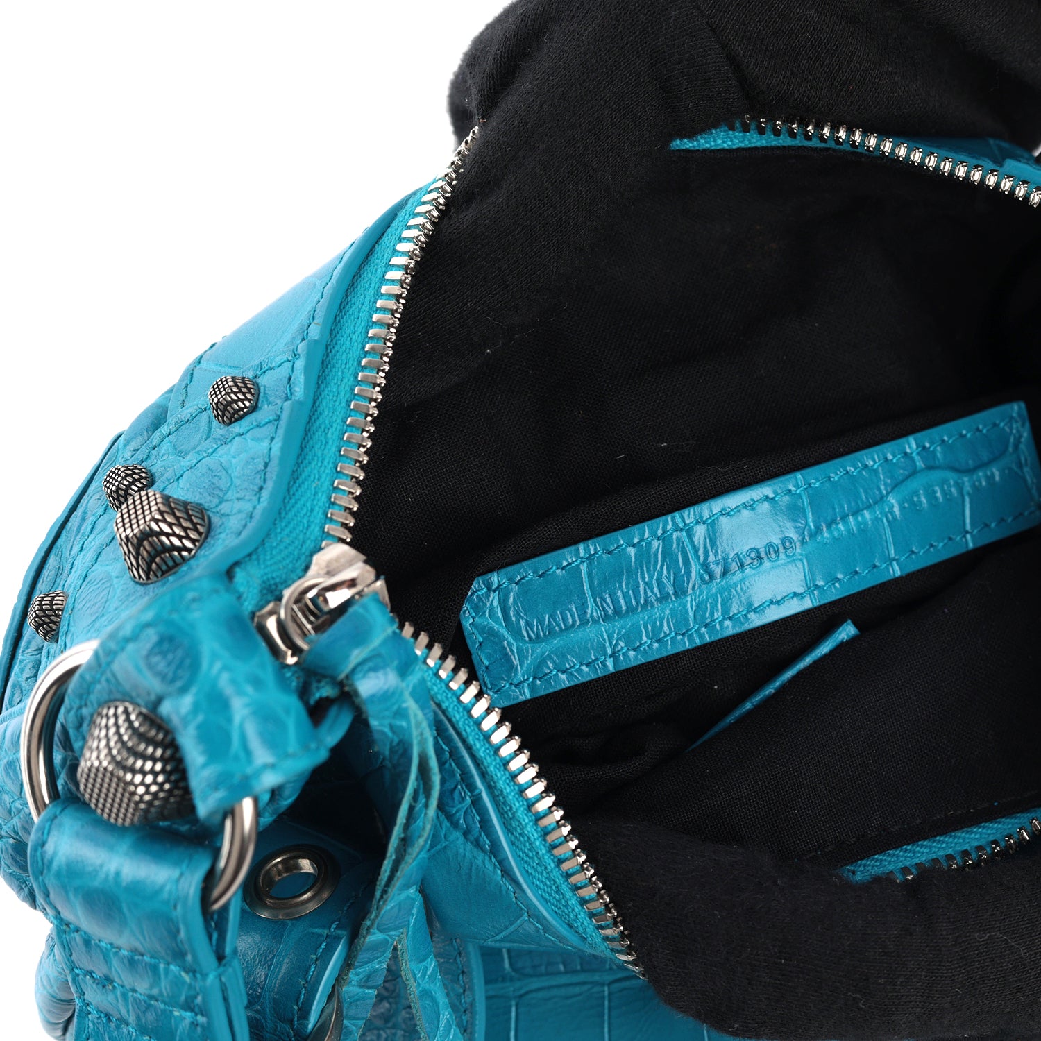 Balenciaga Blue le Cagole Xs Shoulder Bag