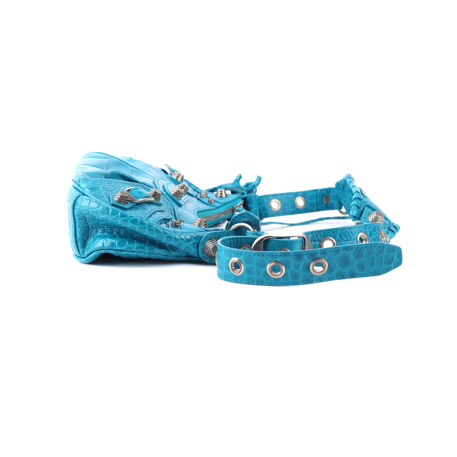 Balenciaga Blue le Cagole Xs Shoulder Bag