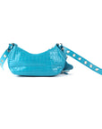 Balenciaga Blue le Cagole Xs Shoulder Bag