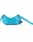 Balenciaga Blue le Cagole Xs Shoulder Bag