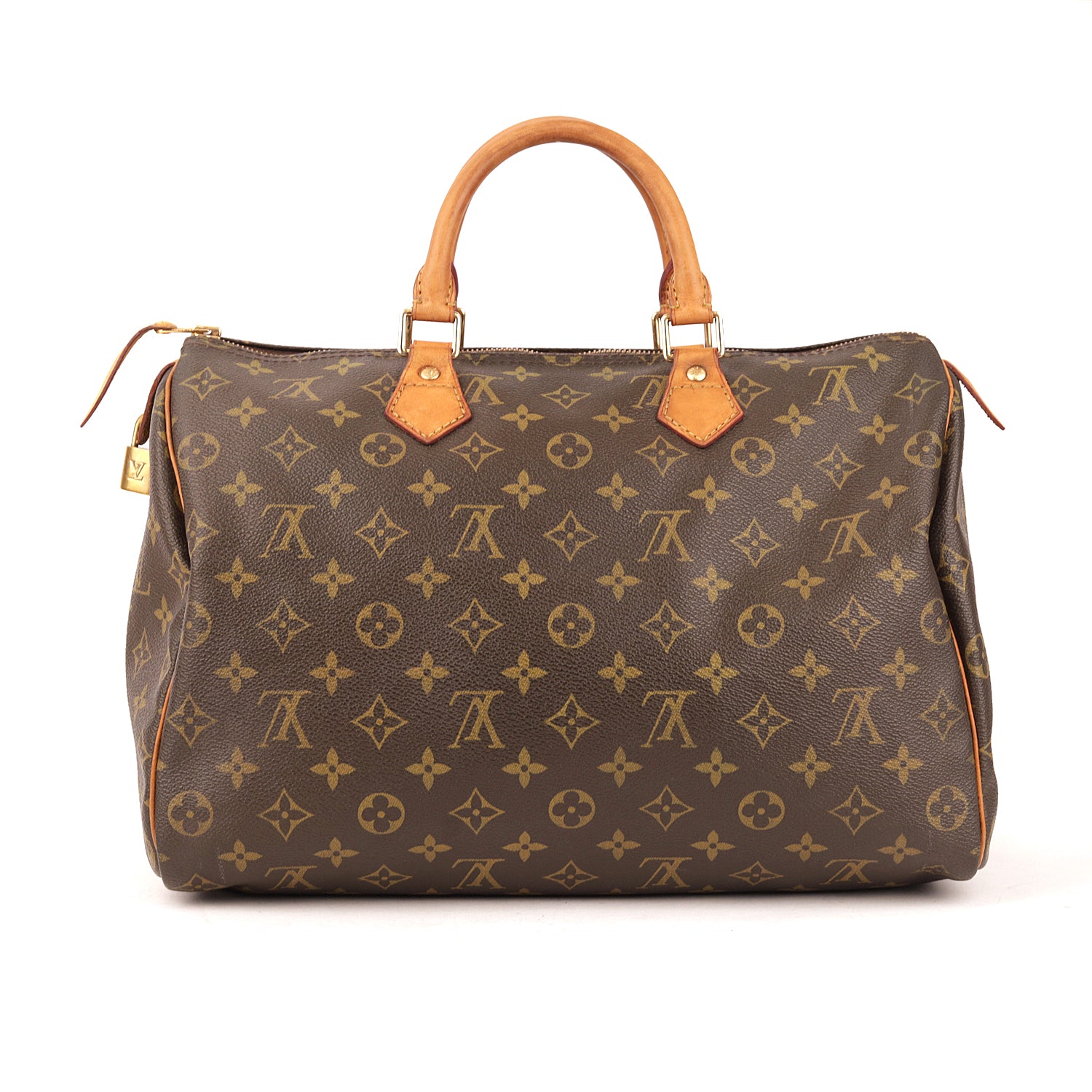 Louis Vuitton Monogram Canvas Speedy 35 Bag