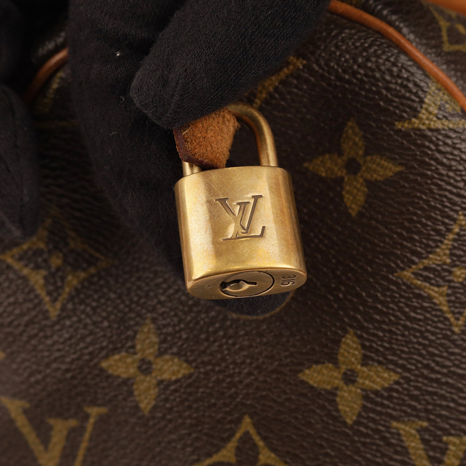 Louis Vuitton Monogram Canvas Speedy 35 Bag
