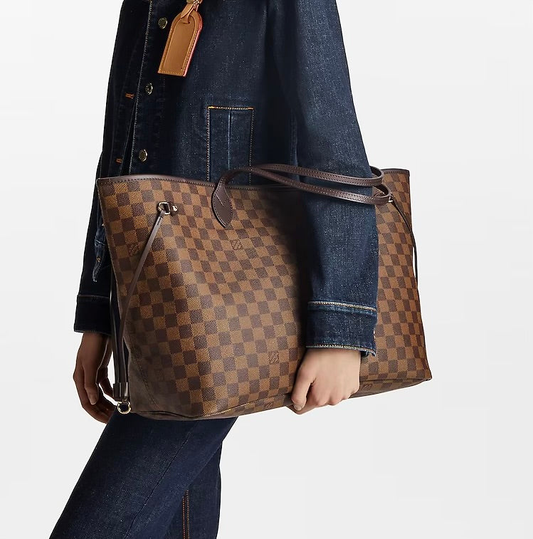 LV bags- Damier and Monogram are made of water resistant and durable coated canvas. Louis Vuitton Bags come in PM, MM and GM size. 
